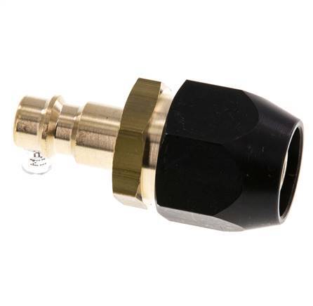 Tapón de acoplamiento de aire de latón DN 7,2 (Euro) Tuerca de unión 10x16 mm