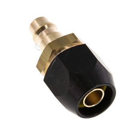Tapón de acoplamiento de aire de latón DN 7,2 (Euro) Tuerca de unión 10x16 mm