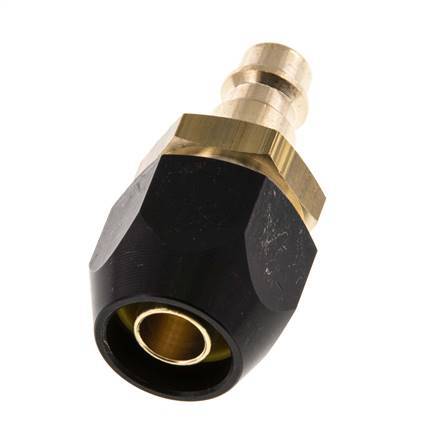 Tapón de acoplamiento de aire de latón DN 7,2 (Euro) Tuerca de unión 10x16 mm