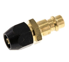 Latón DN 7.2 (Euro) Tapón de acoplamiento de aire 4x10 mm Tuerca de unión