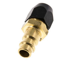 Latón DN 7.2 (Euro) Tapón de acoplamiento de aire 4x10 mm Tuerca de unión