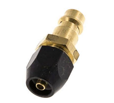 Latón DN 7.2 (Euro) Tapón de acoplamiento de aire 4x10 mm Tuerca de unión