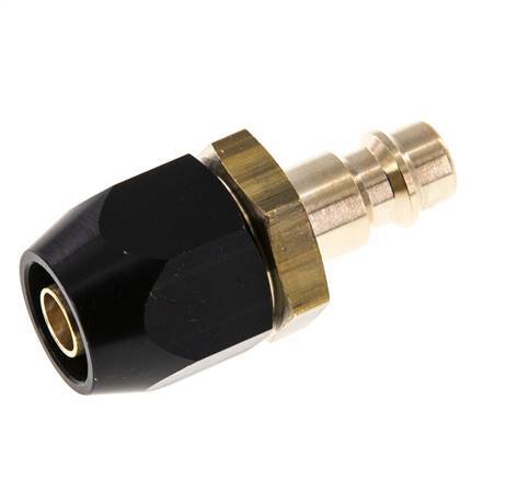 Tapón de acoplamiento de aire de latón DN 7,2 (Euro) Tuerca de unión de 8x14 mm