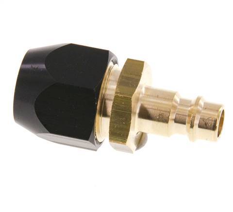 Tapón de acoplamiento de aire de latón DN 7,2 (Euro) Tuerca de unión de 9x15 mm