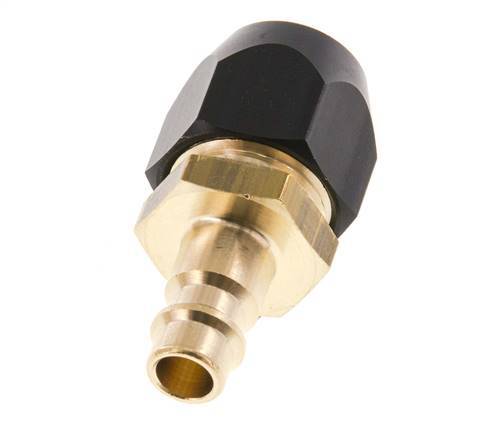Tapón de acoplamiento de aire de latón DN 7,2 (Euro) Tuerca de unión de 9x15 mm