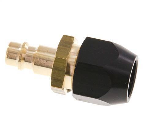 Tapón de acoplamiento de aire de latón DN 7,2 (Euro) Tuerca de unión de 9x15 mm