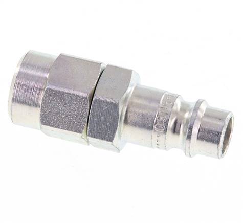 Acero endurecido DN 7,2 (Euro) Tapón de acoplamiento de aire 6,5x10 mm (streamline) Tuerca de unión