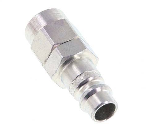 Acero endurecido DN 7,2 (Euro) Tapón de acoplamiento de aire 6,5x10 mm (streamline) Tuerca de unión