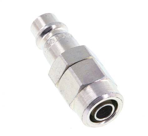 Acero endurecido DN 7,2 (Euro) Tapón de acoplamiento de aire 6,5x10 mm (streamline) Tuerca de unión