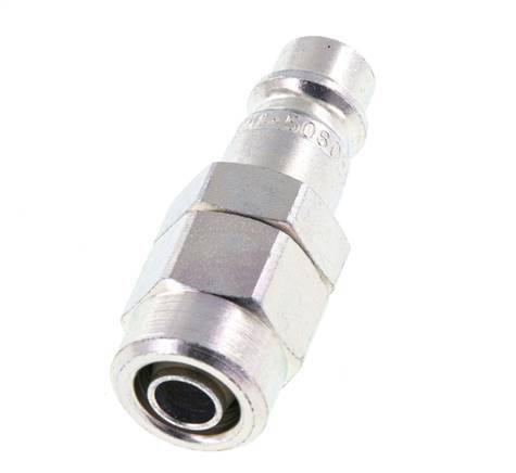 Acero endurecido DN 7,2 (Euro) Tapón de acoplamiento de aire 6,5x10 mm (streamline) Tuerca de unión
