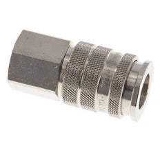 Nickel-plated Brass DN 10 Air Coupling Socket G 1/2 inch Female