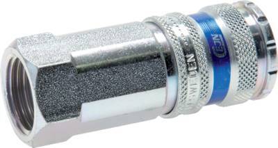 Acero/latón DN 10 Acoplamiento de aire Enchufe G 1/2 pulgada Hembra