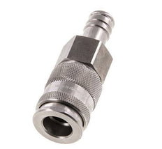 Stainless steel DN 10 Air Coupling Socket 13 mm Hose Pillar