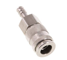 Stainless steel DN 10 Air Coupling Socket 9 mm Hose Pillar