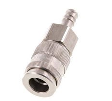 Stainless steel DN 10 Air Coupling Socket 9 mm Hose Pillar