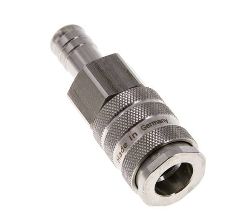 Acero inoxidable 316L DN 10 Acoplamiento de aire de 19 mm Pilar para manguera