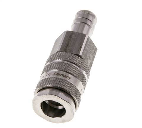 Acero inoxidable 316L DN 10 Acoplamiento de aire de 19 mm Pilar para manguera