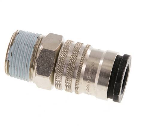 Steel/brass DN 10 Air Coupling Socket R 3/4 inch Male