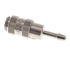 Nickel-plated Brass DN 2.7 (Micro) Air Coupling Socket 3 mm Hose Pillar
