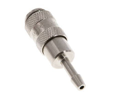 Nickel-plated Brass DN 2.7 (Micro) Air Coupling Socket 3 mm Hose Pillar