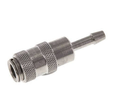 Stainless steel DN 2.7 (Micro) Air Coupling Socket 3 mm Hose Pillar