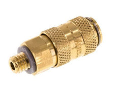 Brass DN 2.7 (Micro) Air Coupling Socket M5 Male