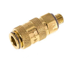 Brass DN 2.7 (Micro) Air Coupling Socket M5 Male