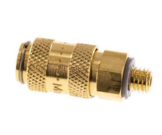 Brass DN 2.7 (Micro) Air Coupling Socket M5 Male