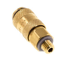Brass DN 2.7 (Micro) Air Coupling Socket M5 Male