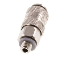 Nickel-plated Brass DN 2.7 (Micro) Air Coupling Socket M5 Male