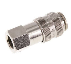 Latón niquelado Enchufe de acoplamiento de aire DN 5 G 1/8 pulgadas hembra