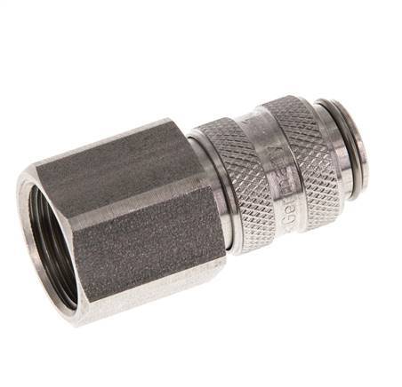 Acoplamiento de aire de acero inoxidable DN 5 Enchufe G 3/8 pulgadas Hembra