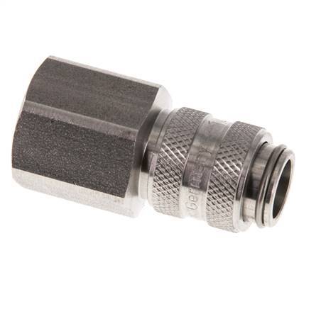 Acoplamiento de aire de acero inoxidable DN 5 Enchufe G 3/8 pulgadas Hembra