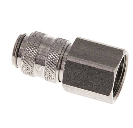 Acoplamiento de aire de acero inoxidable DN 5 Enchufe G 3/8 pulgadas Hembra