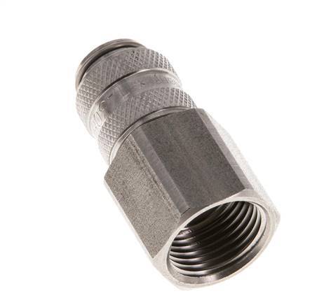 Acoplamiento de aire de acero inoxidable DN 5 Enchufe G 3/8 pulgadas Hembra