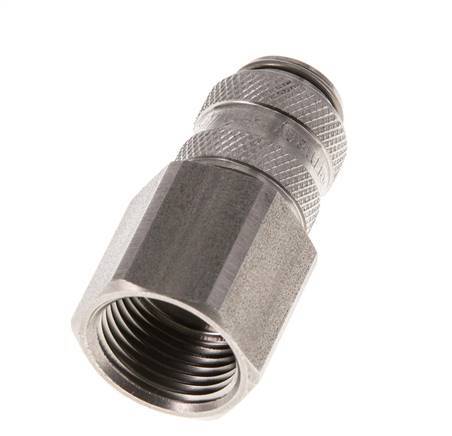 Acoplamiento de aire de acero inoxidable DN 5 Enchufe G 3/8 pulgadas Hembra