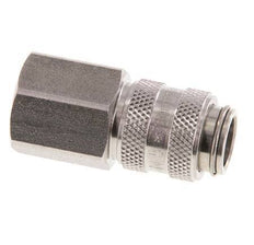 Acoplamiento de aire de acero inoxidable DN 5 Enchufe G 1/4 pulgadas Hembra Doble Cierre