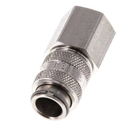 Acero inoxidable 316L DN 5 Acoplamiento de aire Enchufe G 1/4 pulgada Hembra