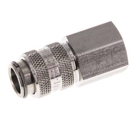 Acero inoxidable 316L DN 5 Acoplamiento de aire Enchufe G 1/4 pulgada Hembra