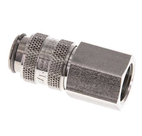 Acero inoxidable 316L DN 5 Acoplamiento de aire Enchufe G 1/4 pulgada Hembra