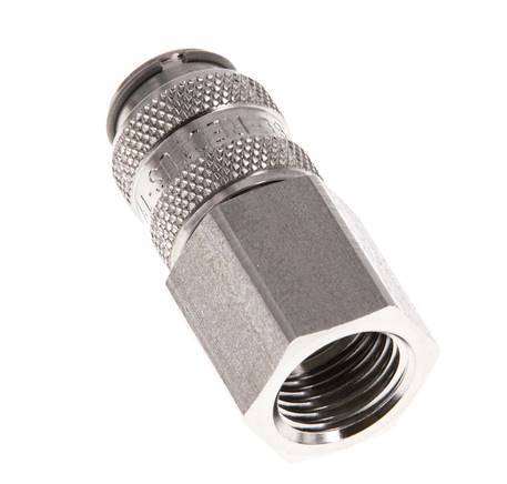 Acero inoxidable 316L DN 5 Acoplamiento de aire Enchufe G 1/4 pulgada Hembra