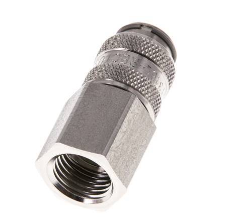 Acero inoxidable 316L DN 5 Acoplamiento de aire Enchufe G 1/4 pulgada Hembra