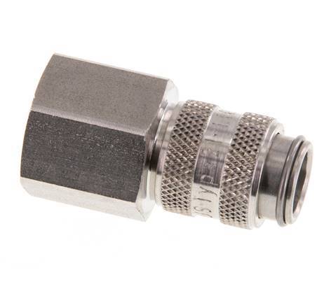 Acero inoxidable 316L DN 5 Acoplamiento de aire Enchufe G 3/8 pulgadas Hembra