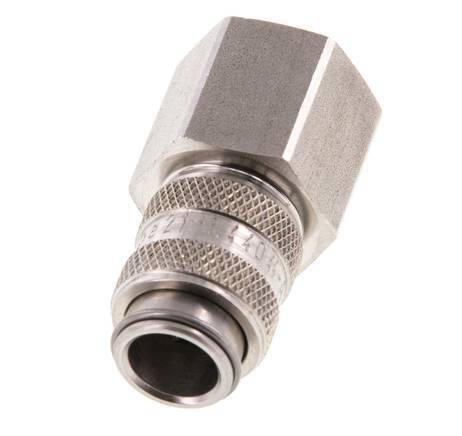 Acero inoxidable 316L DN 5 Acoplamiento de aire Enchufe G 3/8 pulgadas Hembra