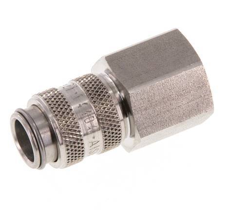Acero inoxidable 316L DN 5 Acoplamiento de aire Enchufe G 3/8 pulgadas Hembra