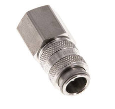Acero inoxidable 316L DN 5 Acoplamiento de aire Enchufe G 1/4 pulgada Hembra Doble Cierre