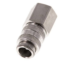 Acero inoxidable 316L DN 5 Acoplamiento de aire Enchufe G 1/4 pulgada Hembra Doble Cierre