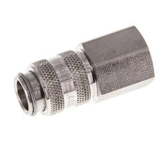 Acero inoxidable 316L DN 5 Acoplamiento de aire Enchufe G 1/4 pulgada Hembra Doble Cierre
