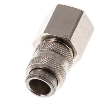 Acero endurecido DN 5 Enchufe de acoplamiento de aire G 3/8 pulgadas Hembra