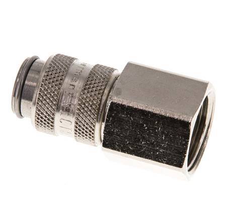 Acero endurecido DN 5 Enchufe de acoplamiento de aire G 3/8 pulgadas Hembra